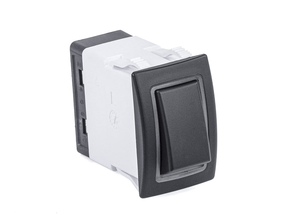 Sierra RK40660B Rocker Switch w/Halo LED Light, ON ON, DPST, Blue