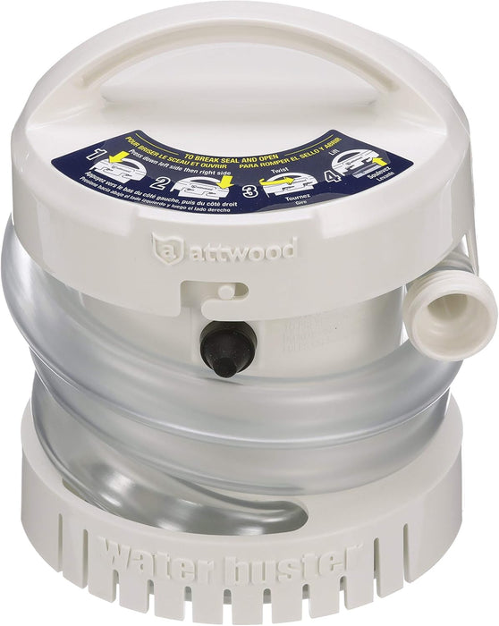 Attwood WaterBuster Portable Pump - 200 GPH