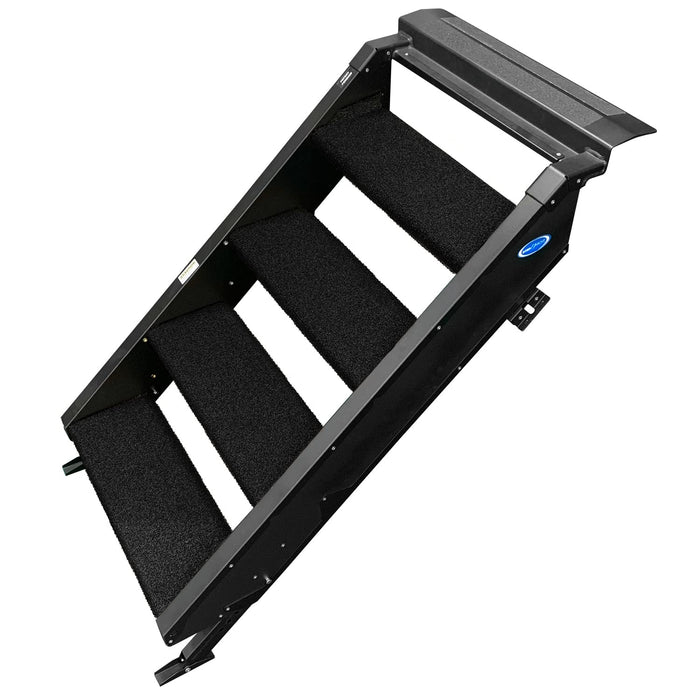 Prest-O-Fit 2-0536 Trailhead RV 4-Step, 23.5" Step Rug for MORryde Stepabove, Obsidian Black