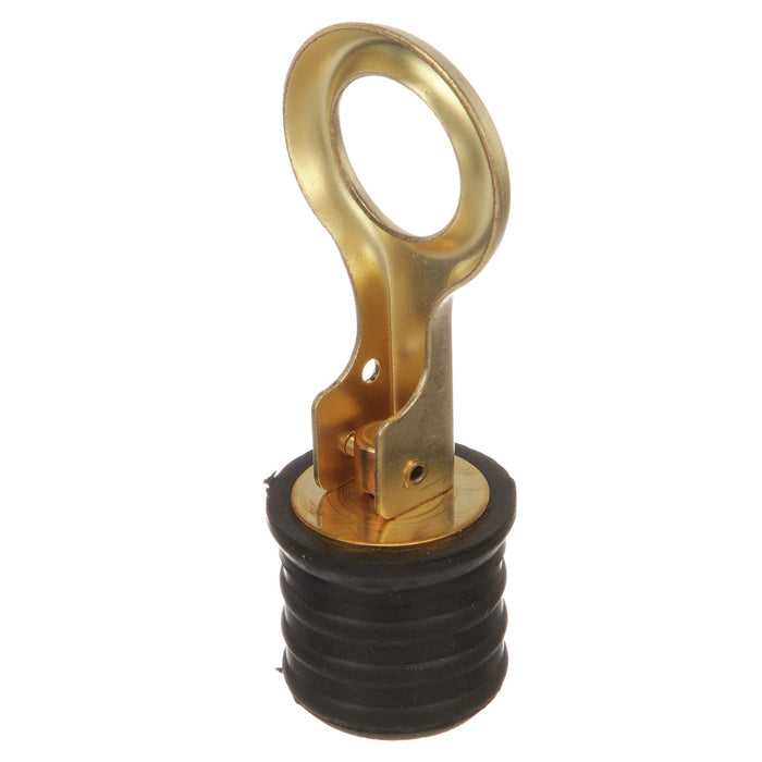 Seachoice 50-18871 Snap-Lock Drain Plug, Brass