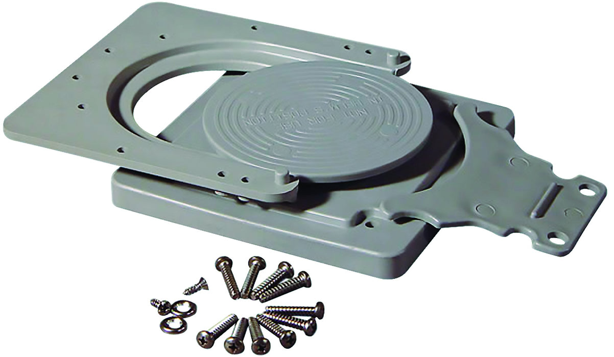 Tempress 45933 Complete Spare Mounting kit For QD Seats, Dark Grey