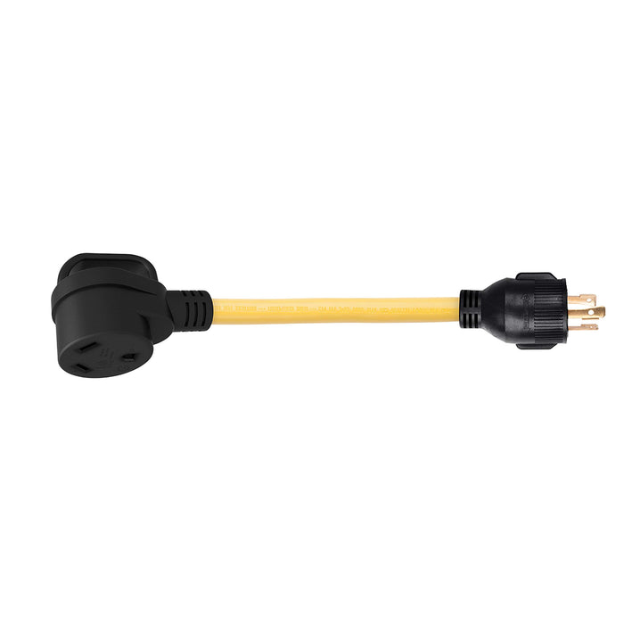 Weekender 3030GPA ParkPower RV Generator Adapter Cord, 30A/125V Locking Male to 30A/125V Female