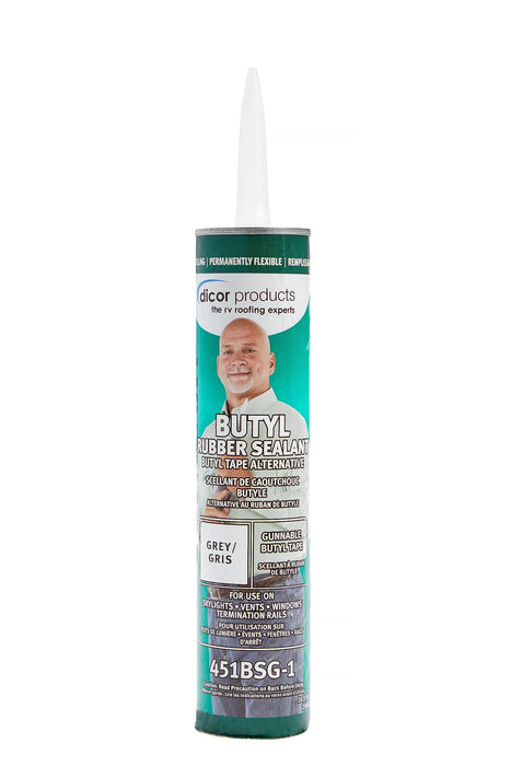 Dicor Corporation 451BSG-1 Gunnable Butyle Rubber Sealant, Gray
