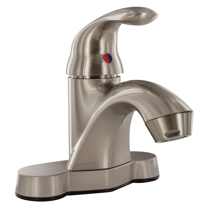 Valterra PF222404 Catalina Single Handle 4 Lavatory", Brushed Nickel