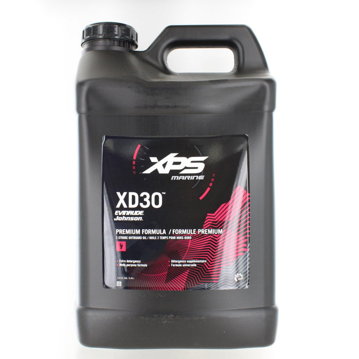 Johnson Evinrude BRP 779726 2.5 Gallon XD30 2-Cycle Premium Outboard Engine Oil
