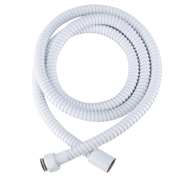 Dura Faucet DF-SA200-WT Stainless Shower Hose, 60", White
