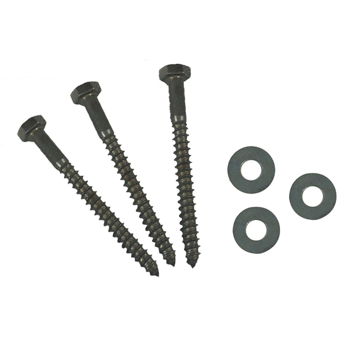 AP Products 012-LW25 3/8 X 6 Hex Lag Screw w/Washers, 25 Pack