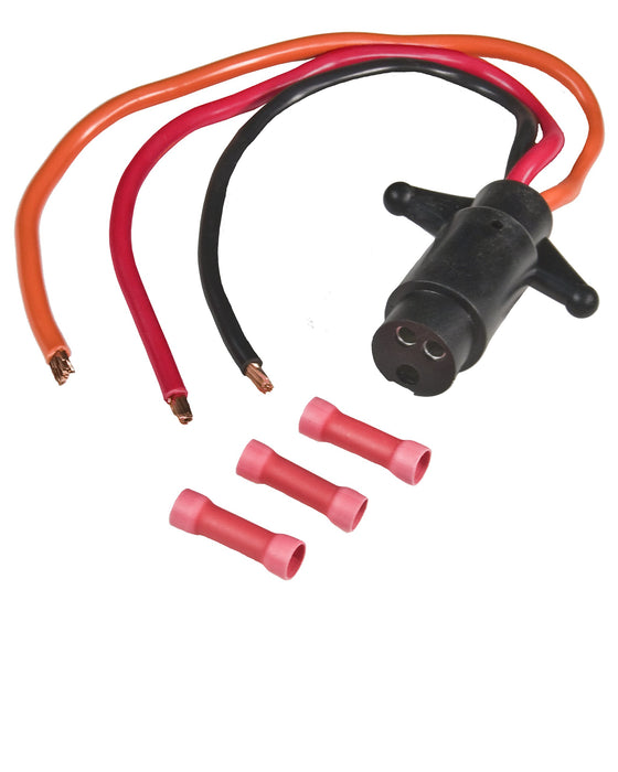 Sierra WH10550-1 Female Motor SideTrolling Motor Socket 8Ga 24V 3 Wire