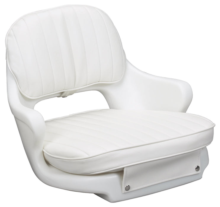 Moeller ST2000-HD Standard Seat w/ Molded Arms, Cushion Set & Mount Plate White