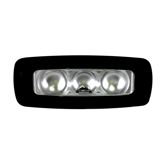 Scandvik 41451P Small Super Bright Spreader Light, Black