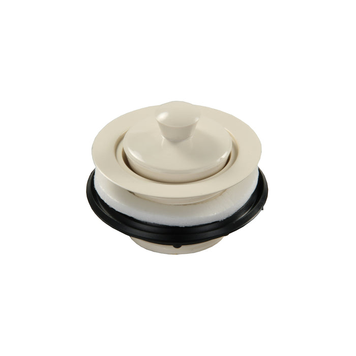 JR Products 95115 Strainer w/Pop-Stop Stopper, Parchment