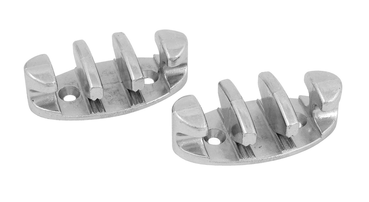 Attwood 11950-6 3" Zig-Zag Cleat, Zinc Plated (2 Per Pack)