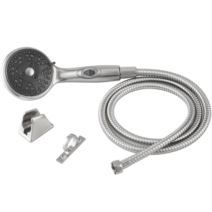 Dura Faucet DF-SA432K-SN Premium Shower Wand & Hose Kit, Satin Nickel