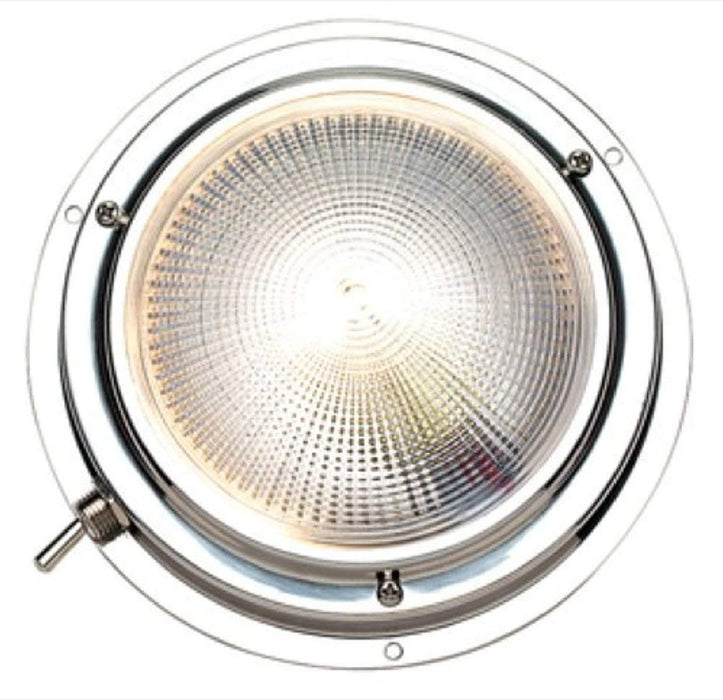 Seachoice 6651 Polished Stainless Steel Day or Night Vision Dome Light