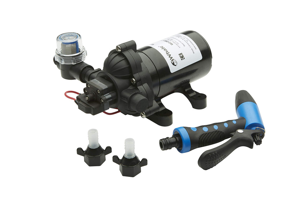 Whale WD3517T High Pressure Wash Down Pump Kit, 3.5 GPH, 12V