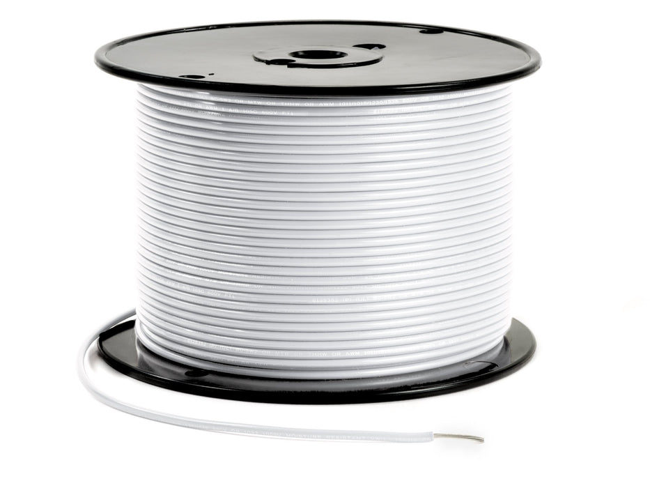 Cobra Wire and Cable A1014T05100FT Primary Tinned Copper Wire, 14 AWG, 100', White