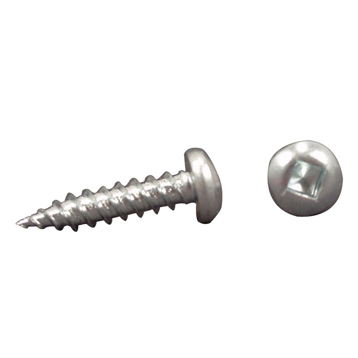 AP Products 012-PSQ500 8X1-1/2 Pan Head Square Recess Screw, 8 x 1 1/2, Zinc, 500/pk