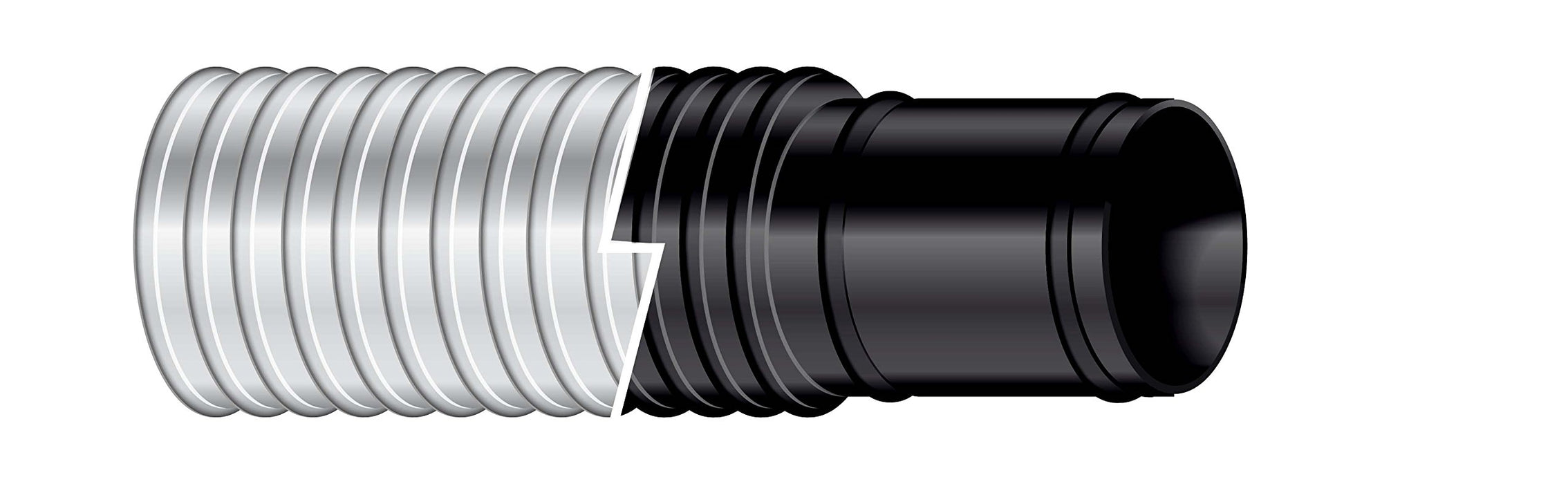 Shield 16-120-1146B Shields Marine Bilgeflex Series 120 Flexible Hose | Black