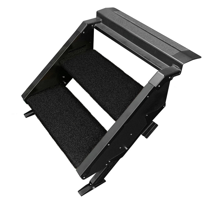 Prest-O-Fit 2-0500 Trailhead RV 2-Step, 17.5" Step Rug for MORryde Stepabove, Obsidian Black