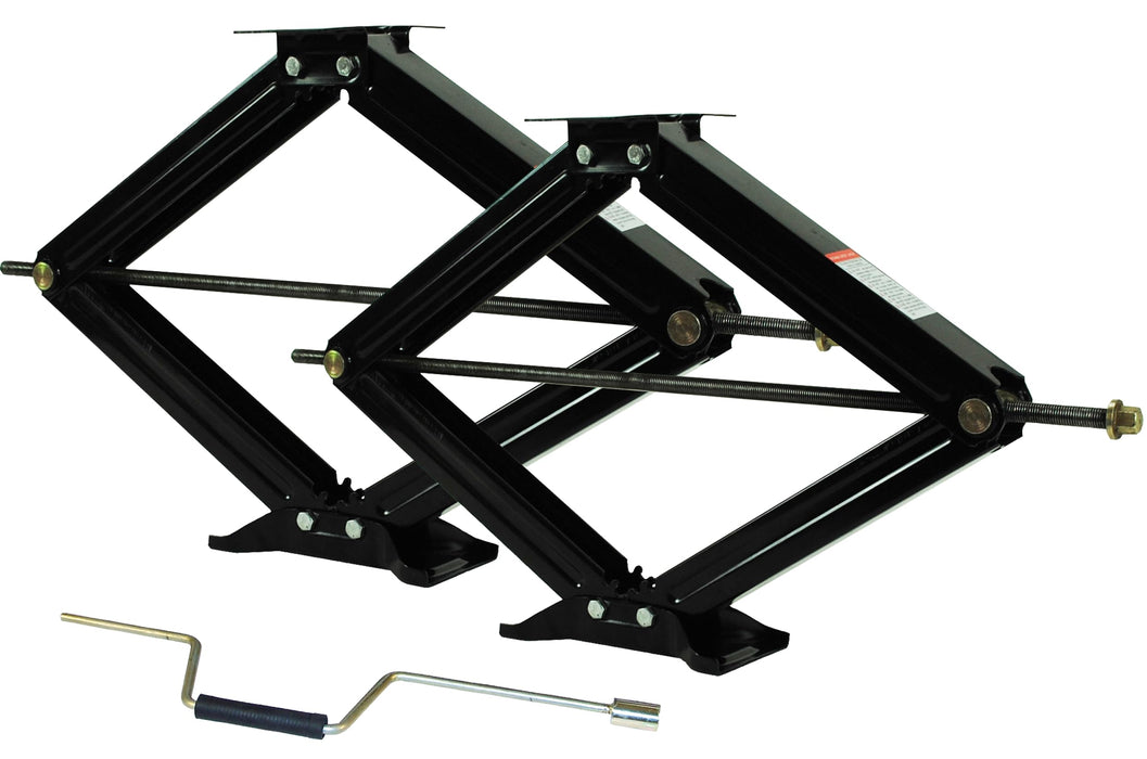 Ultra-Fab 48-979002 Ultra Scissors Jacks w/crank, 24", 2-pk
