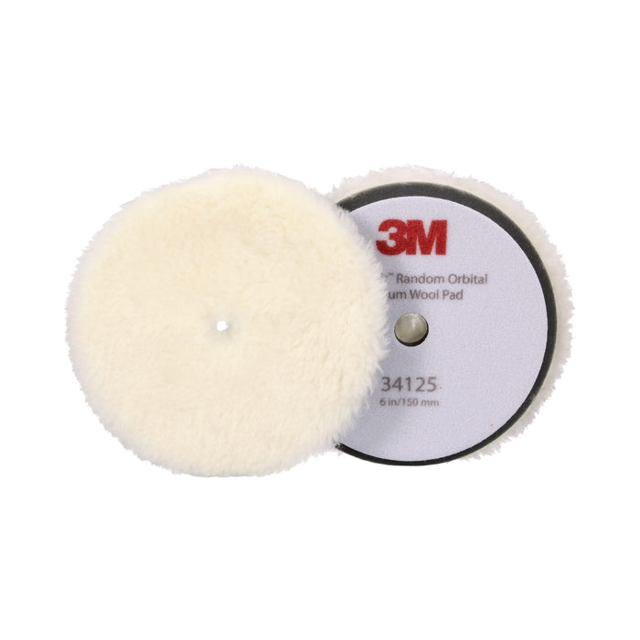 3M 34125 Marine Perfect-It Random Orbital Foam Compounding Pad, Medium 2 Per/Bag