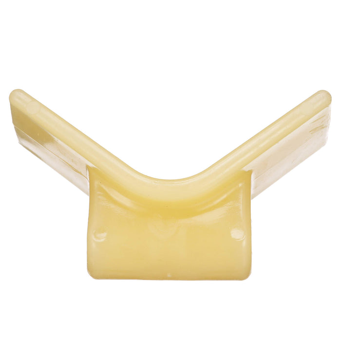 Seachoice 56550 Non-Marking TP Yellow Rubber V-Bow Stop 3" x 1/2"
