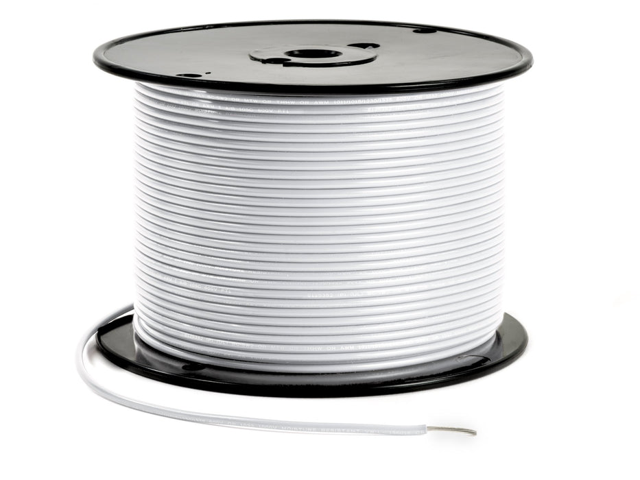 Cobra Wire and Cable A2018T05100FT Primary Tinned Copper Wire, 18 AWG, 100', White