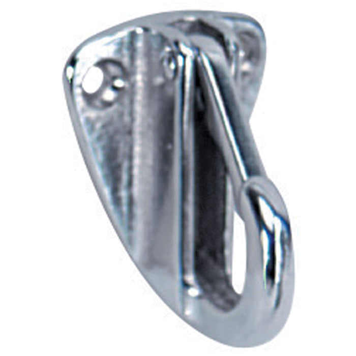 Whitecap S-0977C Fender Hook CP/Brass 1-9/16" x 1-3/16"