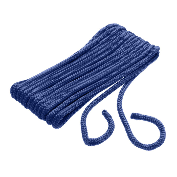 Seachoice 40881 Double Braided Nylon Fender Line 1/4" x 6', Navy (2 Per Pack)