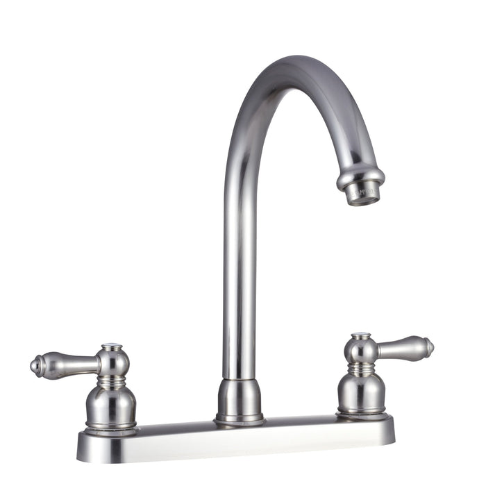 Dura Faucet DF-PK340L-SN Non-Metallic Hi-Rise Kitchen Faucet, Satin Nickel