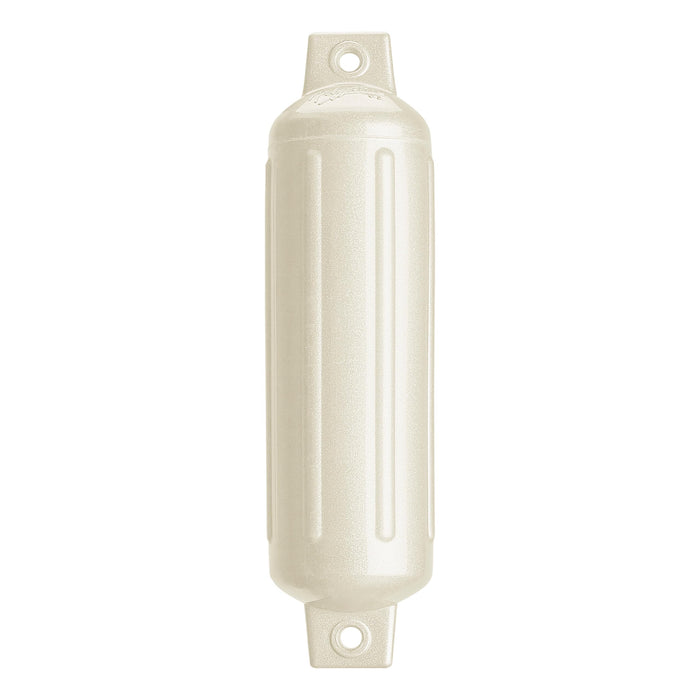 Polyform G-2 METALLIC WHITE G-2 Twin Eye G Series Fender, 4.5" x 15.5"