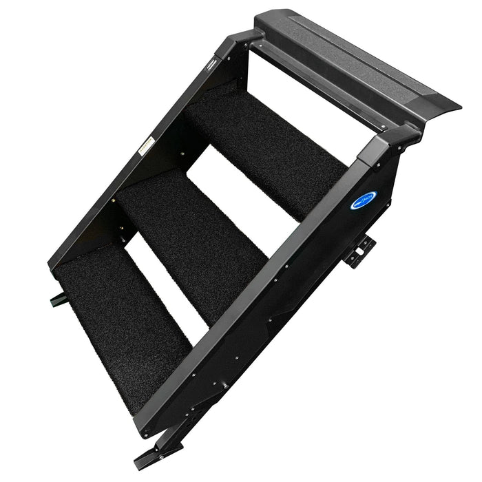 Prest-O-Fit 2-0518 Trailhead RV 3-Step, 19.5" Step Rug for MORryde Stepabove, Obsidian Black