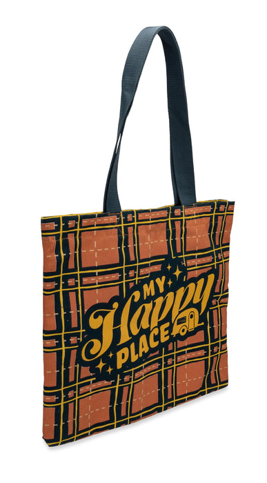 Camco 53482 Tote Bag, My Happy Place Red Plaid