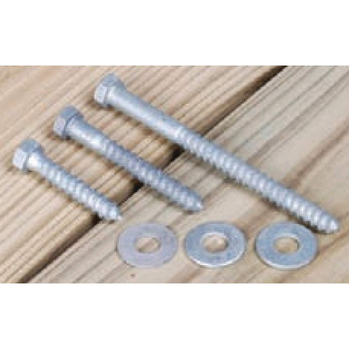 Tie Down Engineering 24289 Dock Hardware Hot Dipped Galvanized Lag Bolt Set (8, Per Bag)