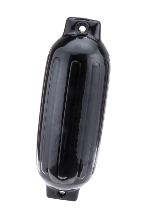 Seachoice DE79276S 79071 Twin Eye Ribbed Fender, Black, 8.5 x 27"