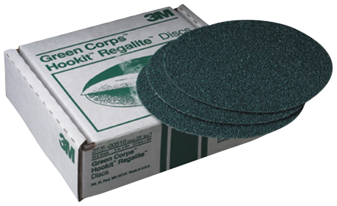 3M 516 6 Green Corp Hookit 36E