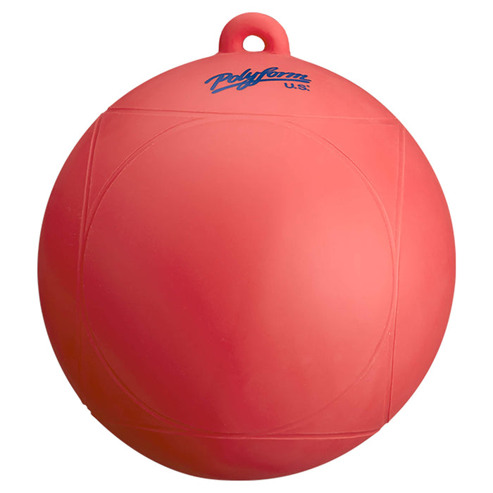 Polyform WS-1 RED 8" Dia. Ski Buoy, Red