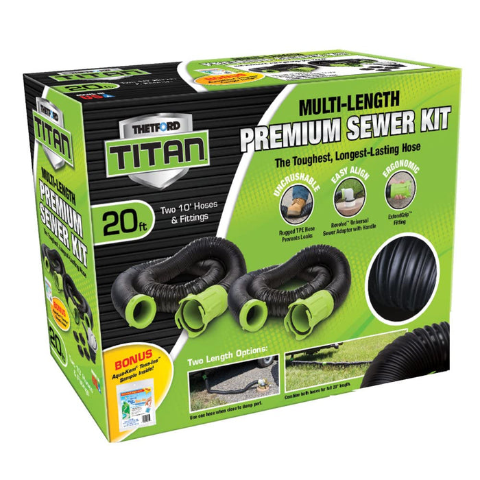 Thetford 17902 Titan 20' Pemium RV Sewer Kit System