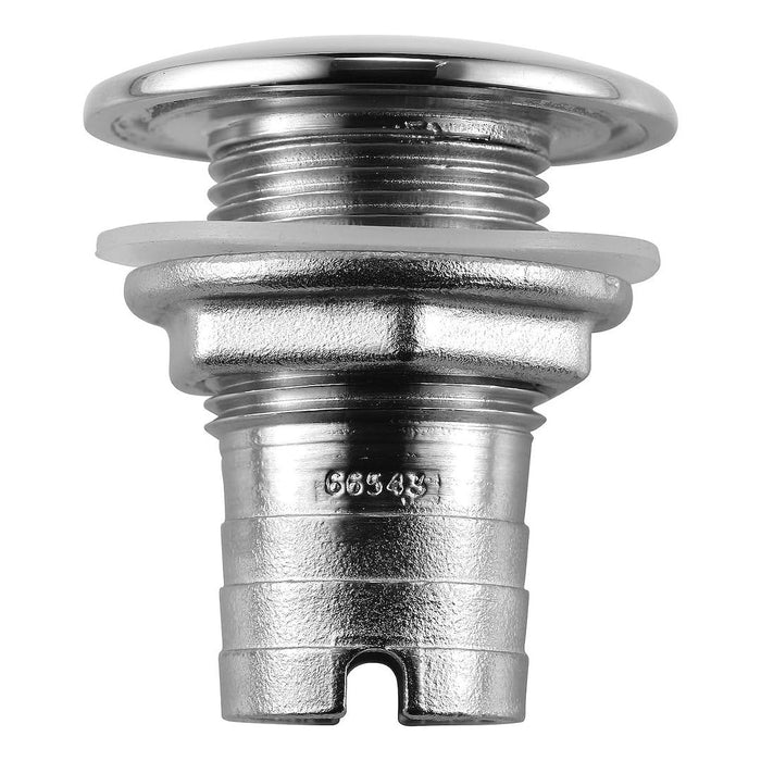 Attwood 66543-3 Thru Hull Stainless Steel 1-1/8" For Hose, Short