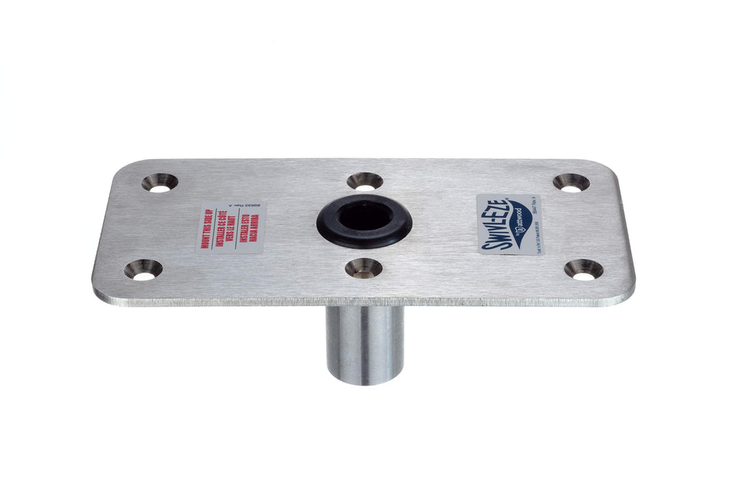 Attwood SP-64839 Lock-N-Pin Base Plate 4" X 8"