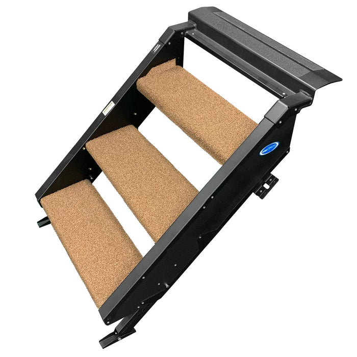 Prest-O-Fit 2-0525 Trailhead RV 3-Step, 23.5" Step Rug for MORryde Stepabove, Buckskin Brown