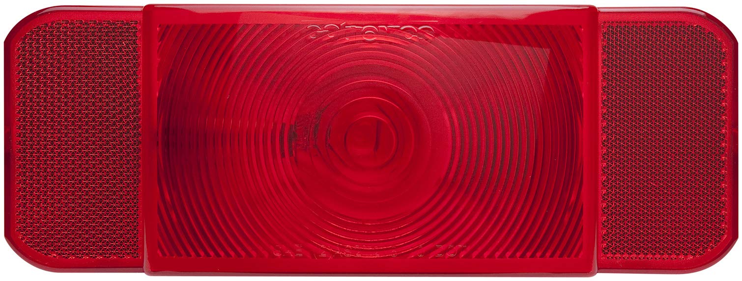 Optronics RVST60P Low Profile RV Combination Tail Light, White Passenger Side