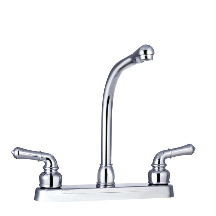 Dura Faucet DF-PK210C-CP Classical Hi-Rise Kitchen Faucet, Chrome