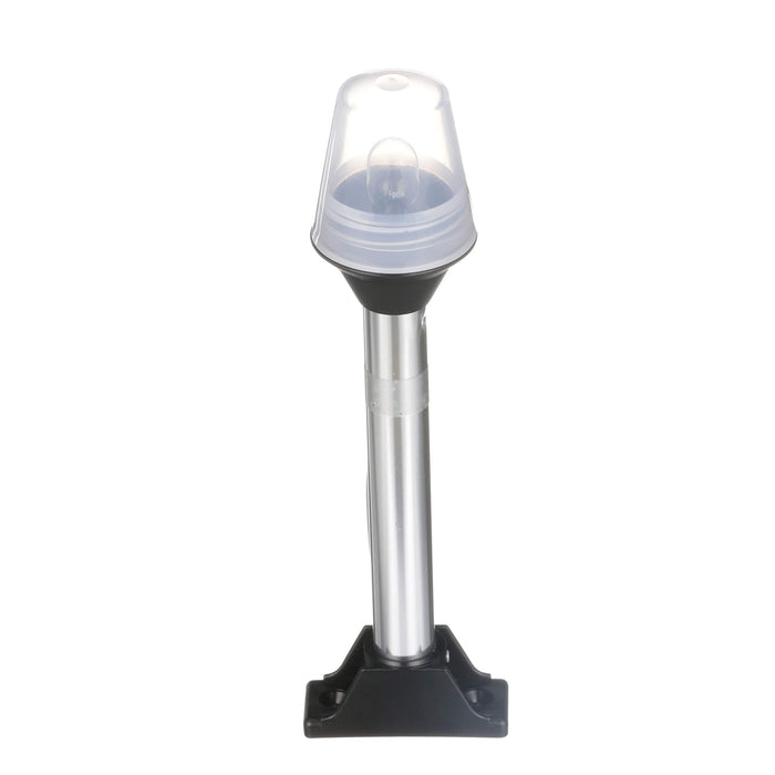 Attwood 1177031 All-Round Pole Light With Fixed Base 8",Globe Style