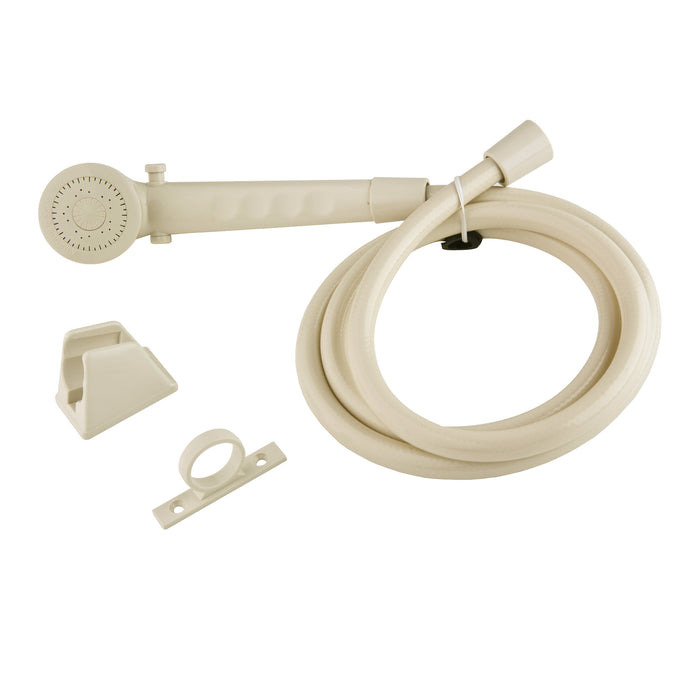 Dura Faucet DF-SA130-BQ Economy Single Function Shower Wand & Hose Kit, Bisque