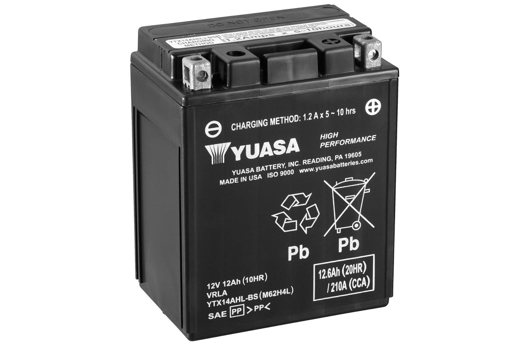 Yuasa Battery Inc. YUAM62H4L Yuasa High Performance, Maintenance Free Battery Fresh Pack