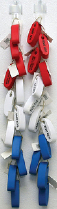 Hardline Products CS01 Key Floater Clip Strip Display w/24 Floats