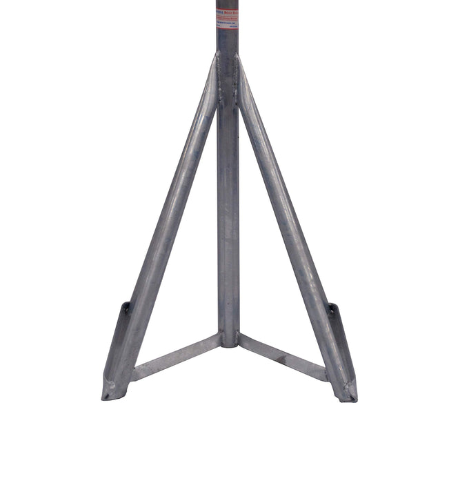 Brownell MB1GBASE Galvanized Motorboat Stand Base Only 33"-50"