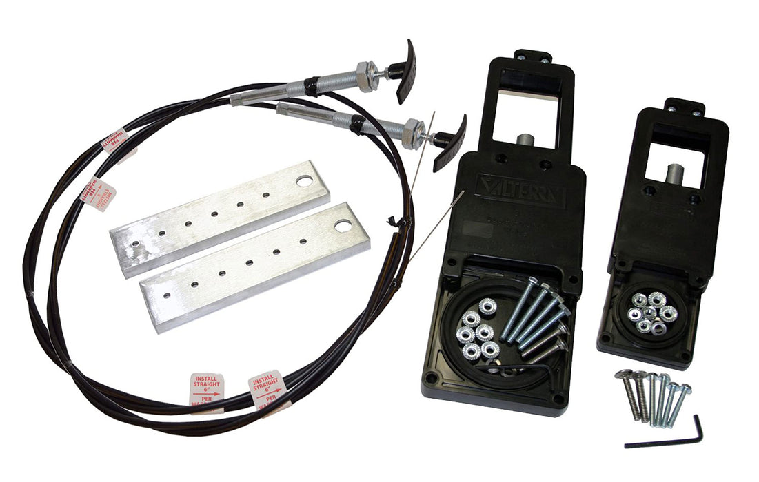 Valterra TC1372CN 72" Flex Polymer Cable Actuated 1-1/2" & 3" Waste Valve Kit