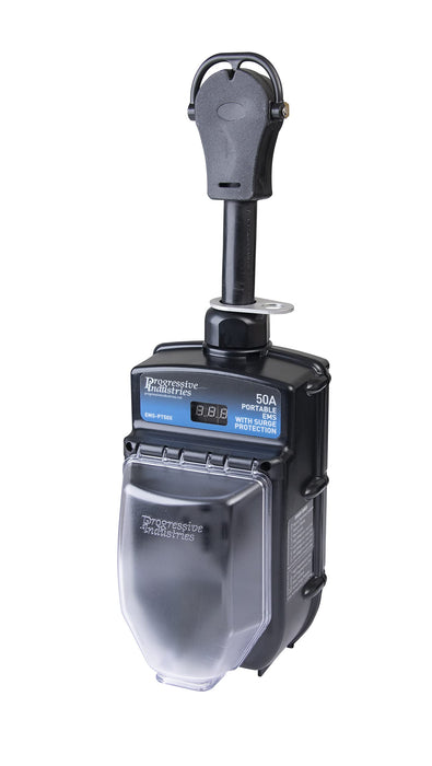 Progressive Industries EMS-PT50X Portable Surge Protector, 50A